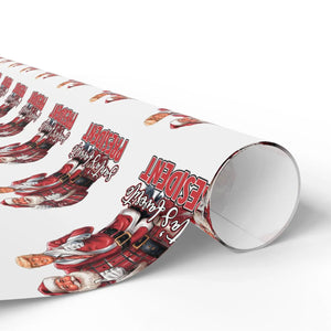 Trump Christmas Wrapping Paper, Santa Wrapping Paper Christmas, Republican Gift M1835 - GOP - WFD