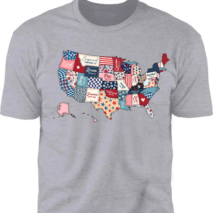 4th Of July Map Update Shirt | USA Patriotic States T-Shirt | US Flag Shirt | Independence Day Tee 682299