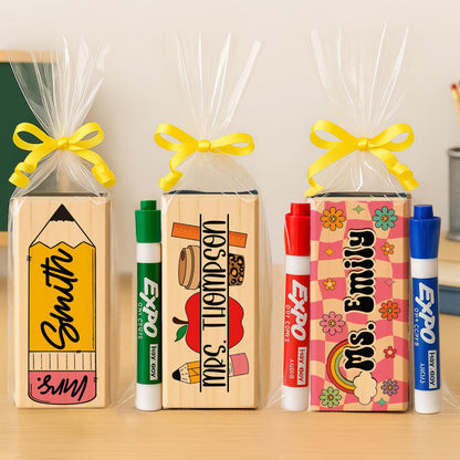 Personalized Teacher Whiteboard Eraser | Custom Teacher Appreciation Gifts | Preschool Teacher Name Gifts 684770