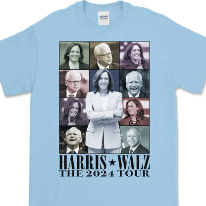 Harris Walz The Eras Tour Shirt | Kamala Harris 2024 Shirt | Tim Walz 2024 Shirt | Democrat Shirt Bright C1461 - KH2