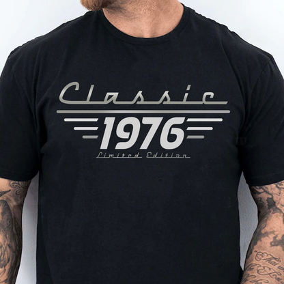 Personalized Classic Limited Edition Dark Shirt, Vintage Old Age Gift For Him, Dad, Husband, Grandpa, Father’s Day Gift 685095