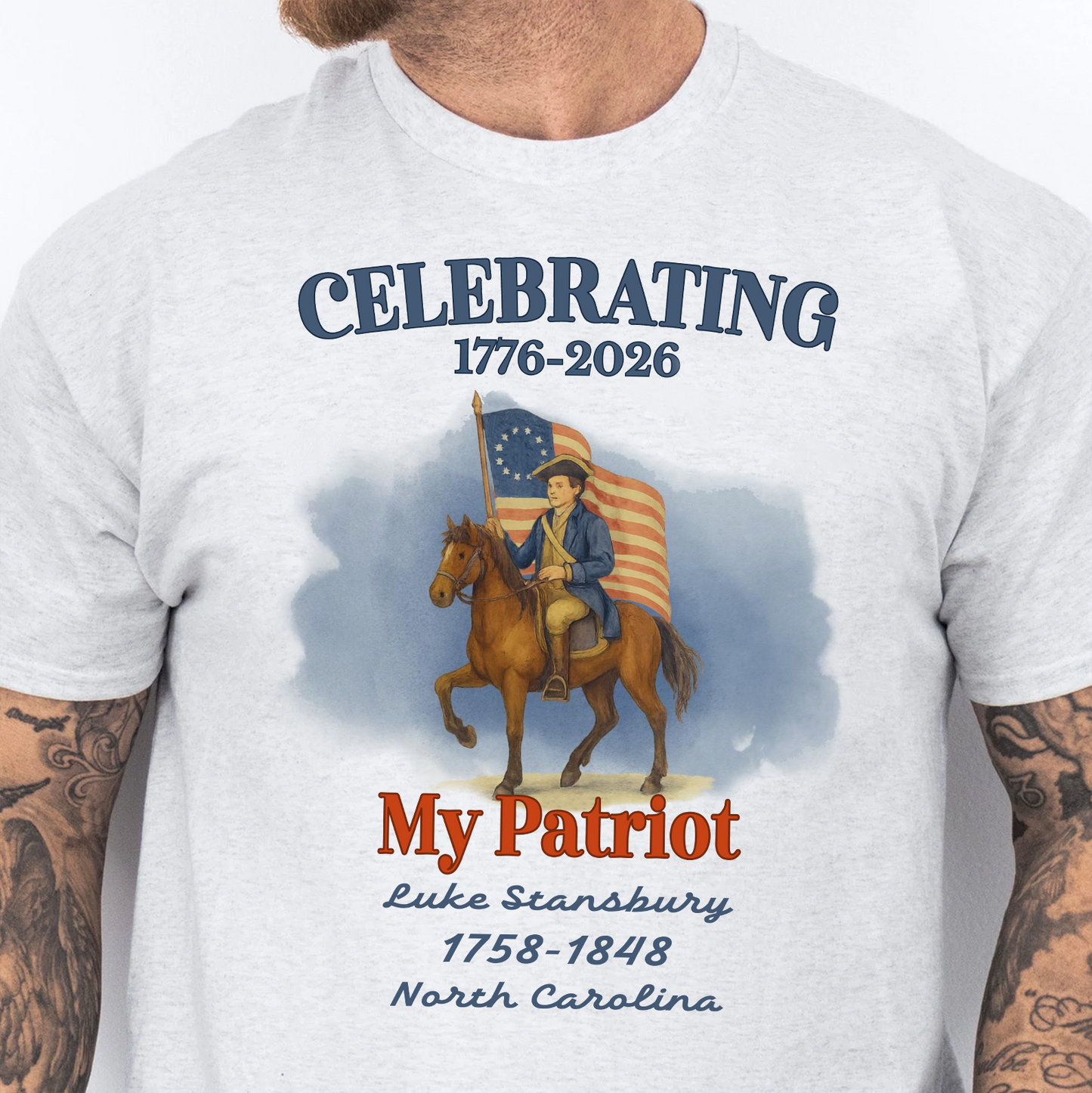 250 Years Of America 1776–2026 Bright Shirt | Personalized Patriot Descendant Gift | Patriotic Shirt 684567