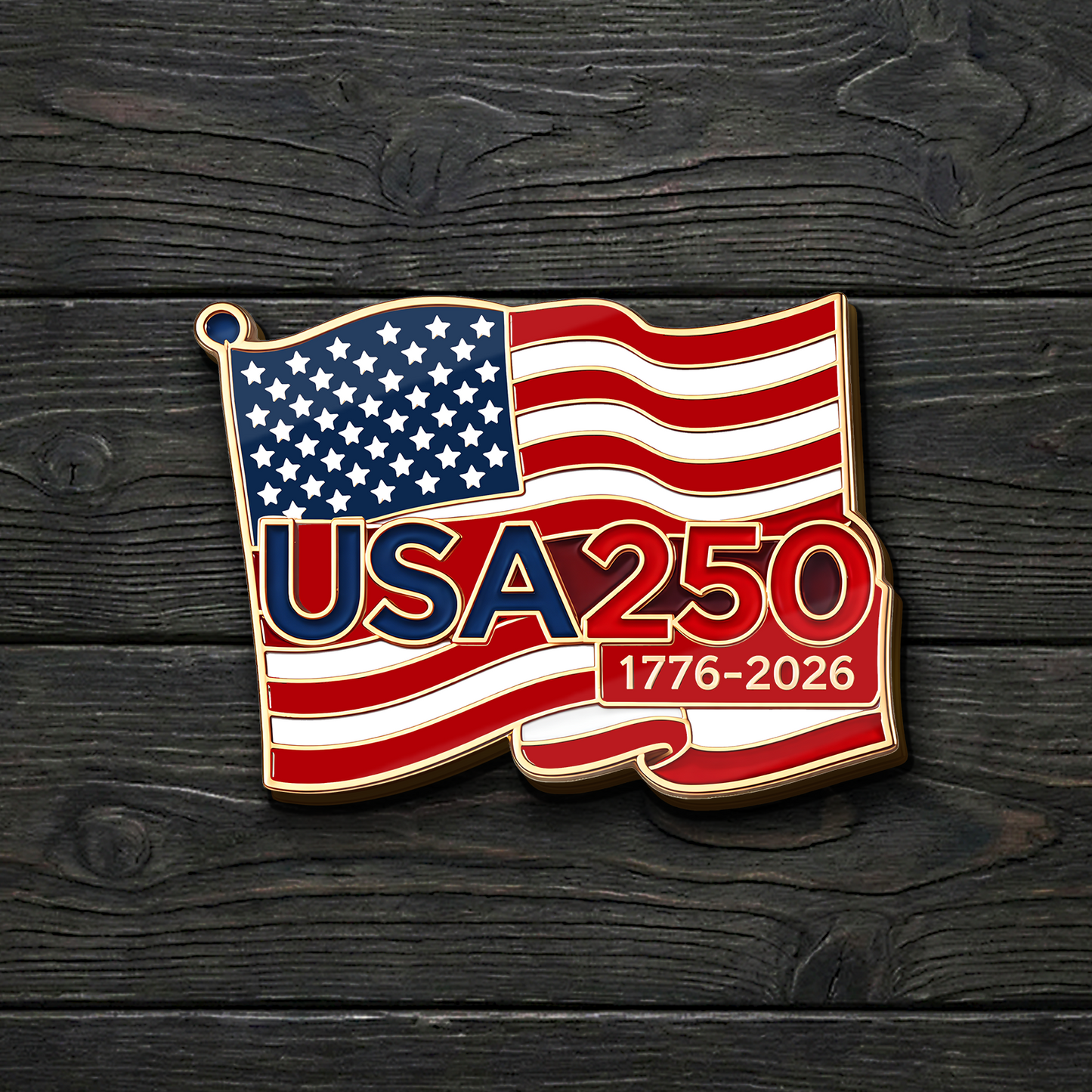 USA 250 Years Anniversary Lapel Pin Pack of 10 | Patriotic Independence Day America Flag Pin 684718
