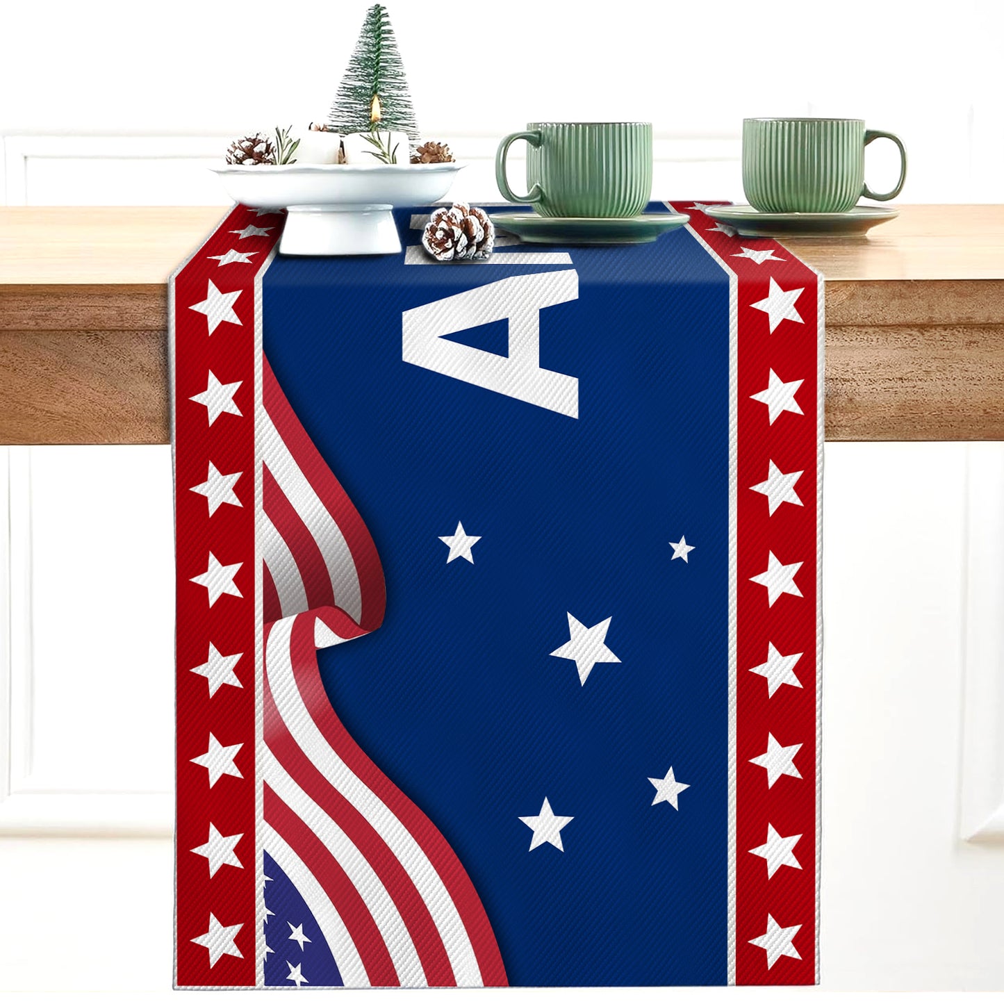 America 1776-2026 Table Runner | 250 Years of America Table Runner | 250 Years Anniversary Home Decor 683633