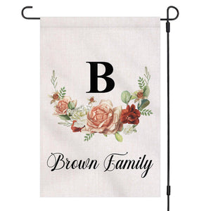 Welcome Family Personalized Custom Garden Flag H177