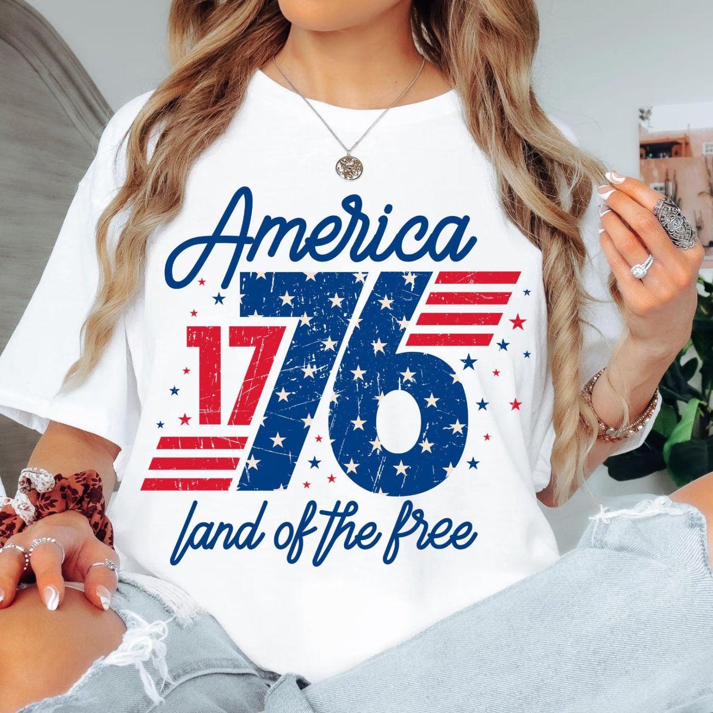 Land Of The Free | USA 250th Anniversary Shirt | 1776 America 4th of July | Patriotic Shirt 685196