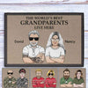 The World's Best Grandparents Personalized Doormat