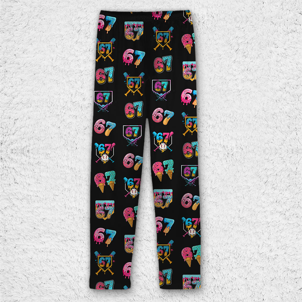 Funny Six Seven Meme Pajama Set | 6 7 Christmas Sleepwear | Trendy Teen Slang Loungewear Gift for Men Women 683672