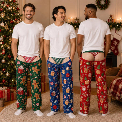 Funny Men Underwear Christmas Pajamas Pants, Personalized Gift For Husband Dad Grandpa 686278 WFD
