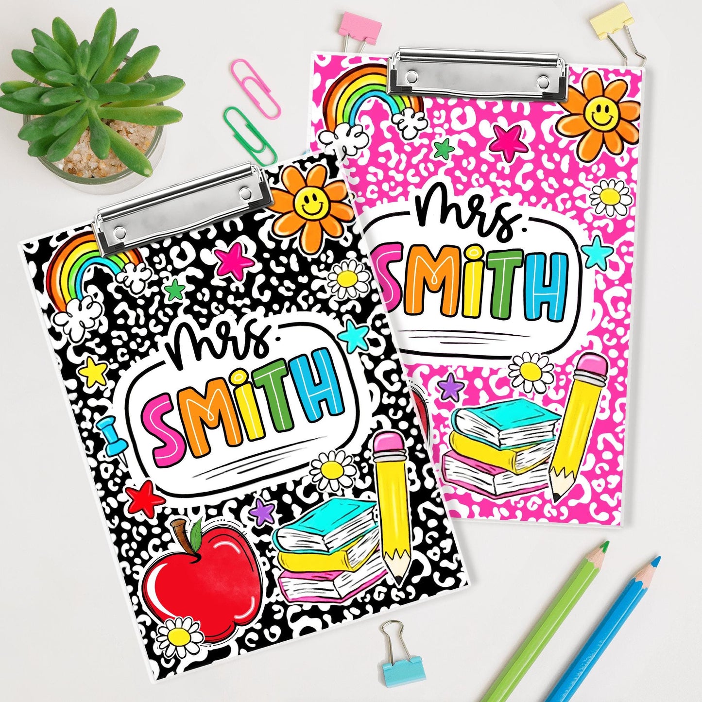 Custom Teacher Name Clipboard, Personalized Back To School Clipboard, Teacher Appreciation Gift 685377 WFD