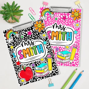 Custom Teacher Name Clipboard, Personalized Back To School Clipboard, Teacher Appreciation Gift 685377 WFD