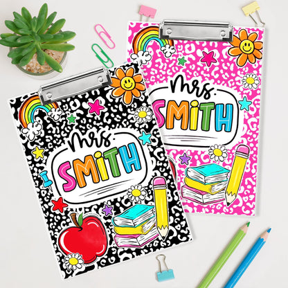 Custom Teacher Name Clipboard, Personalized Back To School Clipboard, Teacher Appreciation Gift 685377 WFD
