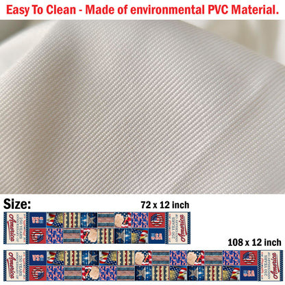 250 Year Patriotic Table Runner | 250th Anniversary Patchwork Inspired Americana Decor | USA Independence Gift 683618