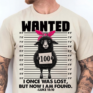 I Once Was Lost, But Now I Am Found Bright Shirt | Funny Christian Lost Sheep Gift For Easter T-Shirt 684403