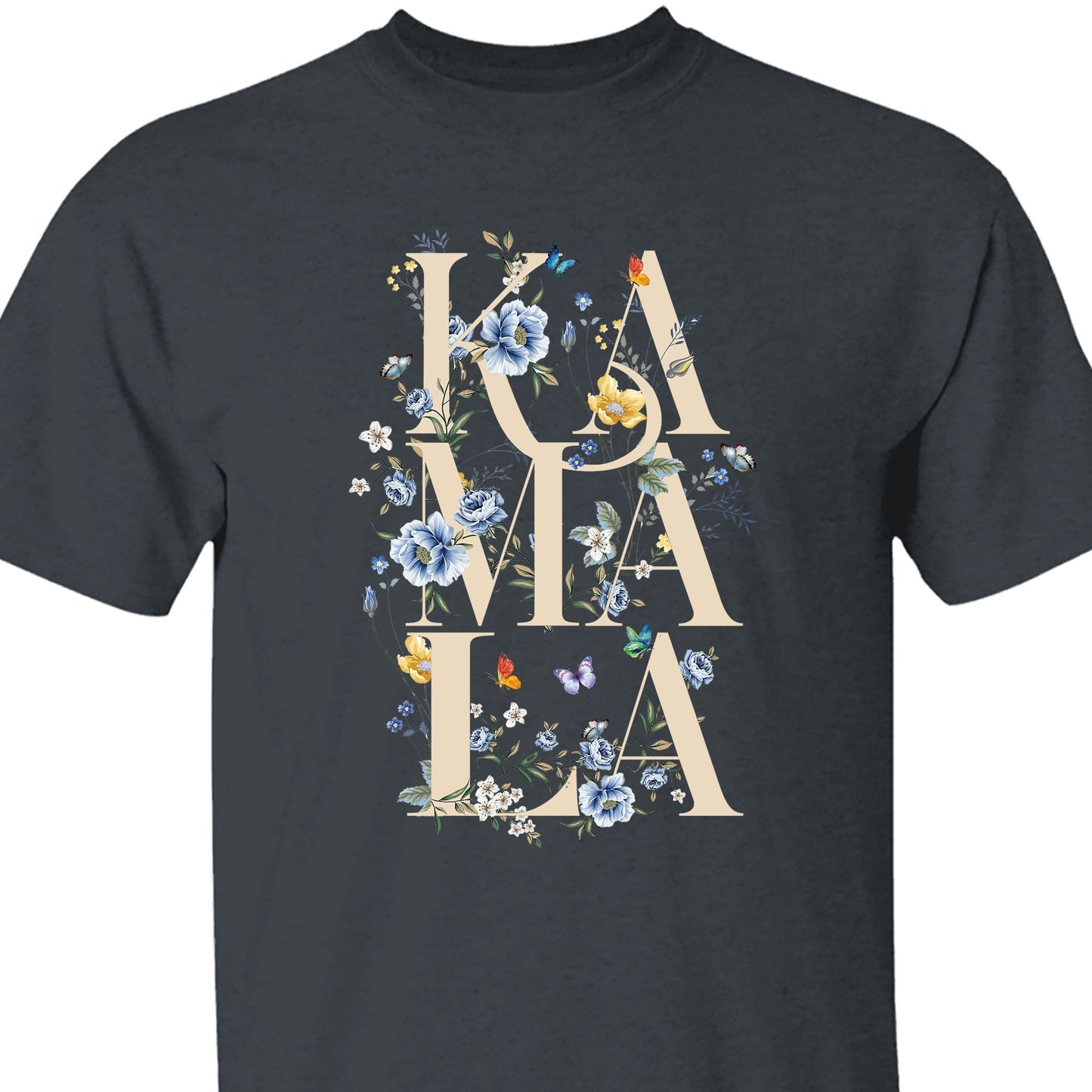 Botanical Kamala Shirt | Artsy Floral Politics Tee | Vote for Kamala | Madam President | Kamala Harris 2024 Shirt K1508 - KH2