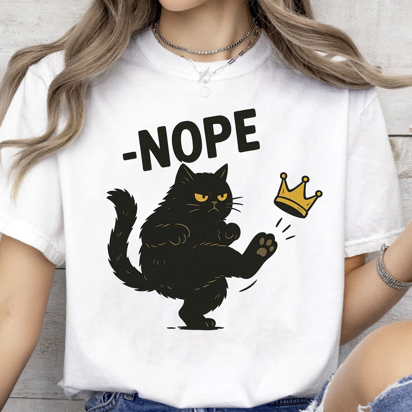 No Kings in America Black Cat Shirt | Anti-Trump Protest Shirt | Patriotic Democracy Shirt | No Kings in America | Not my President Shirt 682459