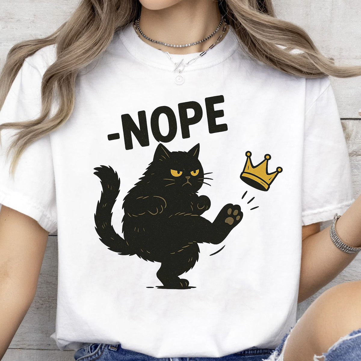 No Kings in America Black Cat Shirt | Anti-Trump Protest Shirt | Patriotic Democracy Shirt | No Kings in America | Not my President Shirt 682459