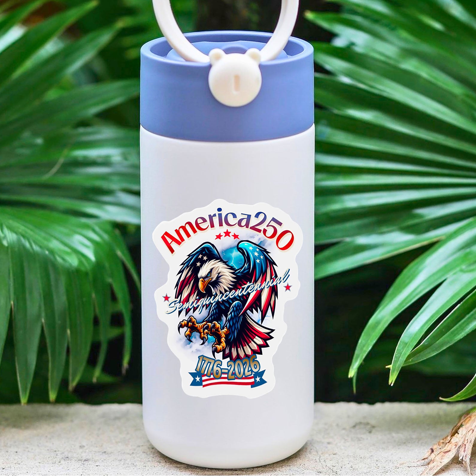 America 250 Years Patriotic Eagle Sticker | Happy 250th Birthday USA | Patriotic 4th of July Sticker | America 250th Anniversary Sticker 682596