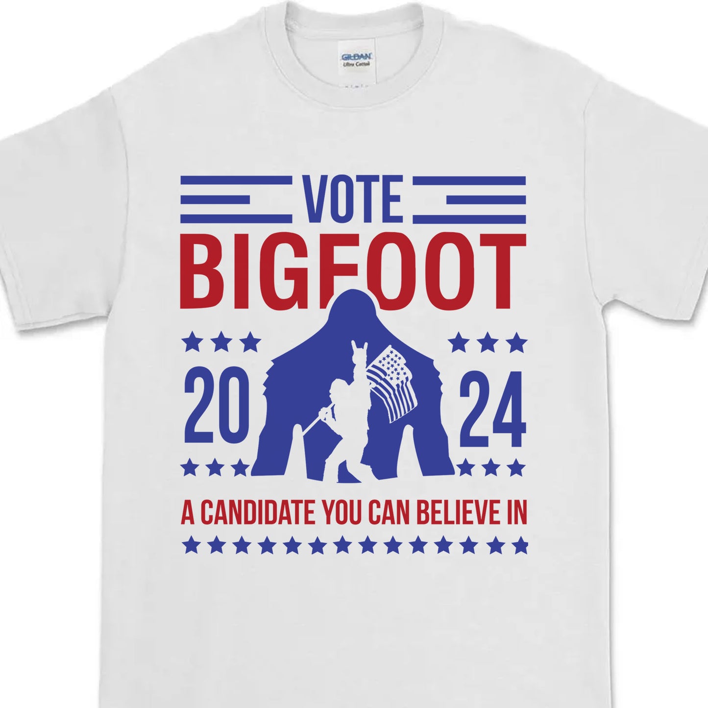 Vote Bigfoot Shirt | Funny Bigfoot for President Shirt | Funny 2024 Election Shirt | Funny Sasquatch Shirt | Bigfoot Lover Shirt | Bigfoot 2024 - T1037 - GOP