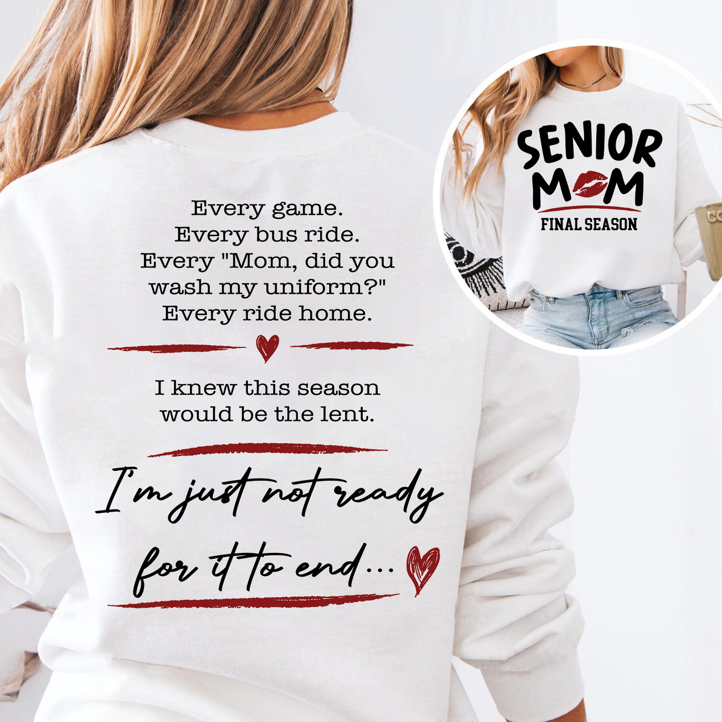 Personalized Senior Mom Dad Final Season Front & Back Bright Shirt, Graduation Gift For Family 685816
