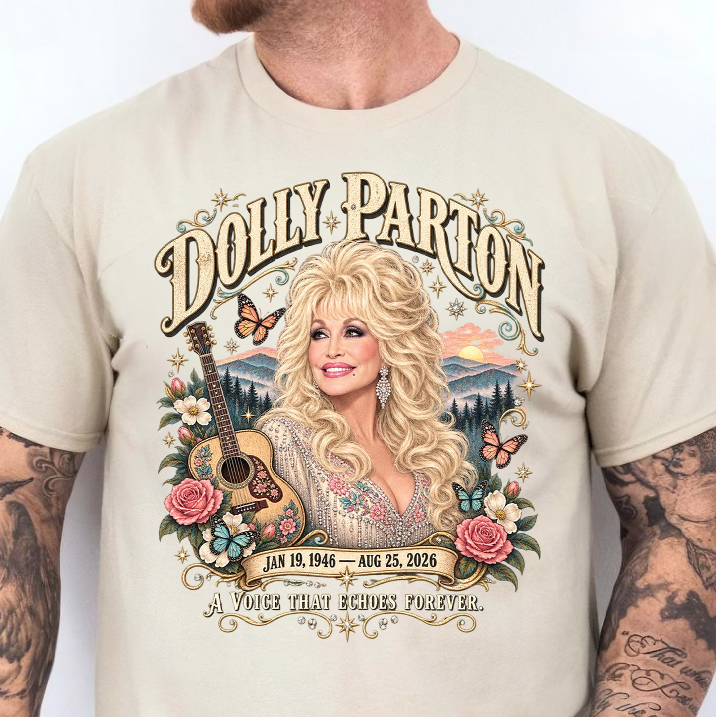 Dolly Parton Memorial Shirt, Vintage Country Music Tribute Tee 686036 WFD