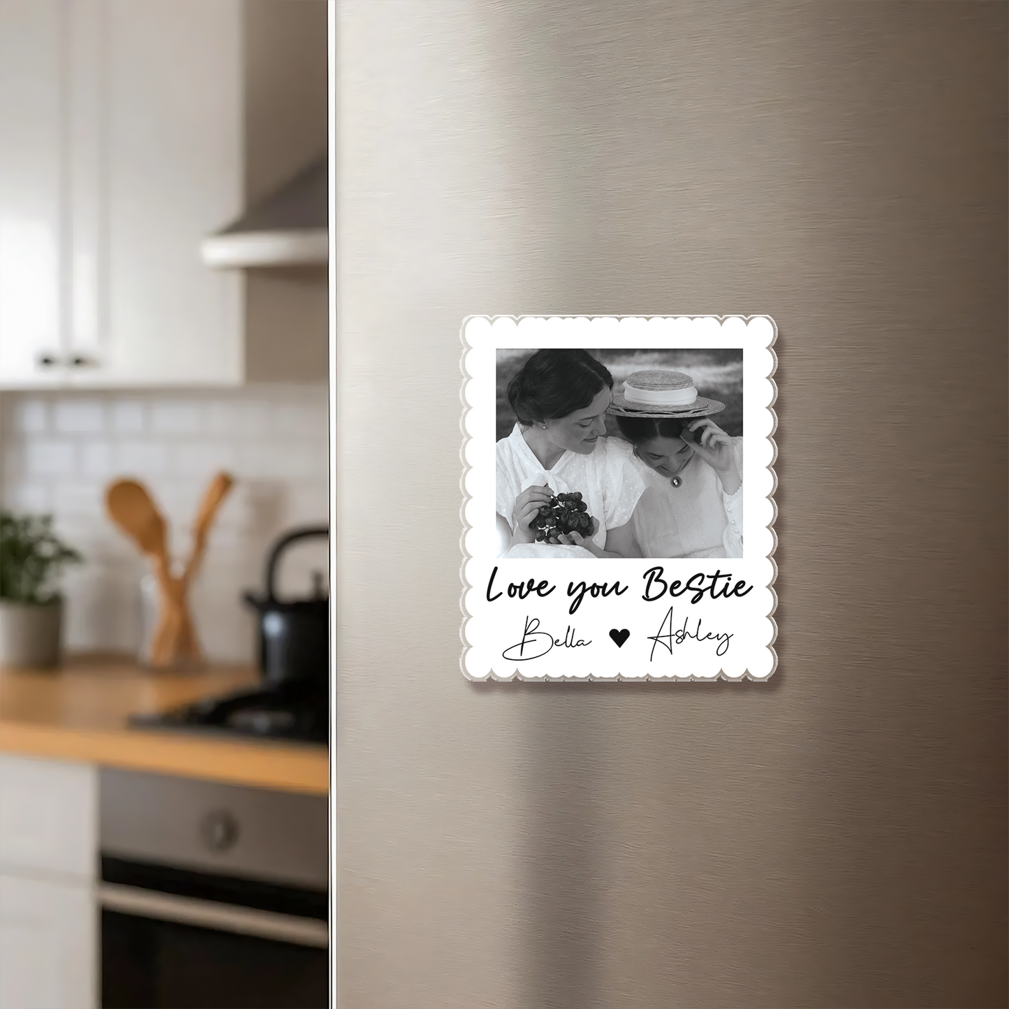 Custom Bestie Photo Strip Fridge Magnet | Bestie Birthday Gift, Friendship Gift, BFF Gift, Bridesmaid Gift 685837