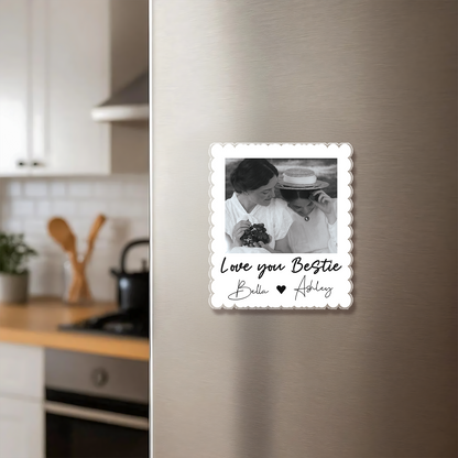 Custom Bestie Photo Strip Fridge Magnet | Bestie Birthday Gift, Friendship Gift, BFF Gift, Bridesmaid Gift 685837