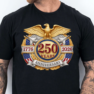 USA 250th Anniversary Dark Shirt | Patriotic 4th Of July 1776–2026 Eagle Shirt 684850