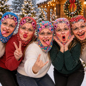 Personalized Funny Grandma Ski Mask, Custom Face Balaclava Gift For Ski Lover 686682 WFD