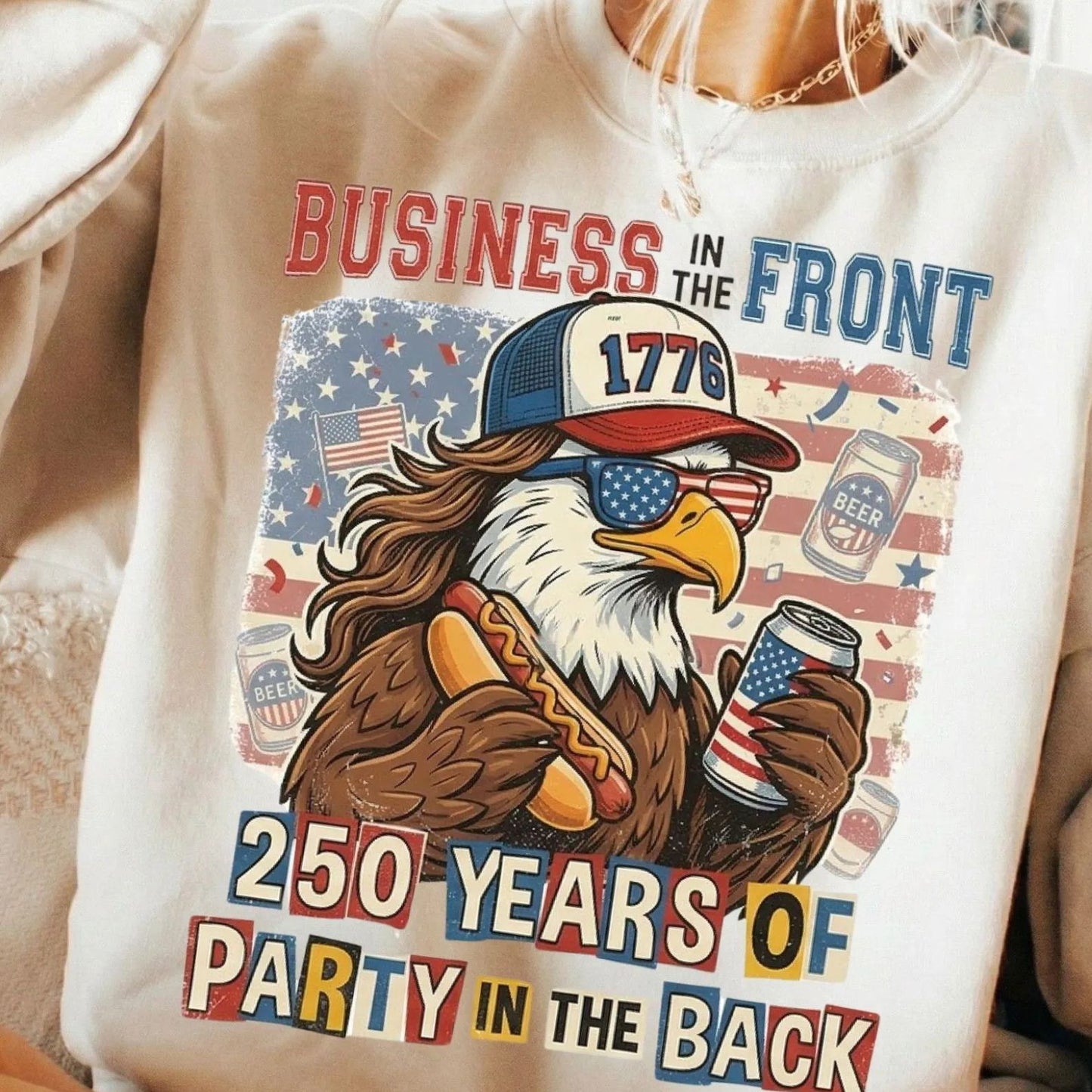 Funny Eagle Mullet Shirt | USA 250th Anniversary Shirt | 1776 America 4th of July | Patriotic Shirt 685197