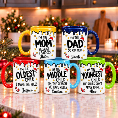 Personalized Family Matching Christmas Mug, Sibling & Parent Holiday Coffee Cup 686772 WFD