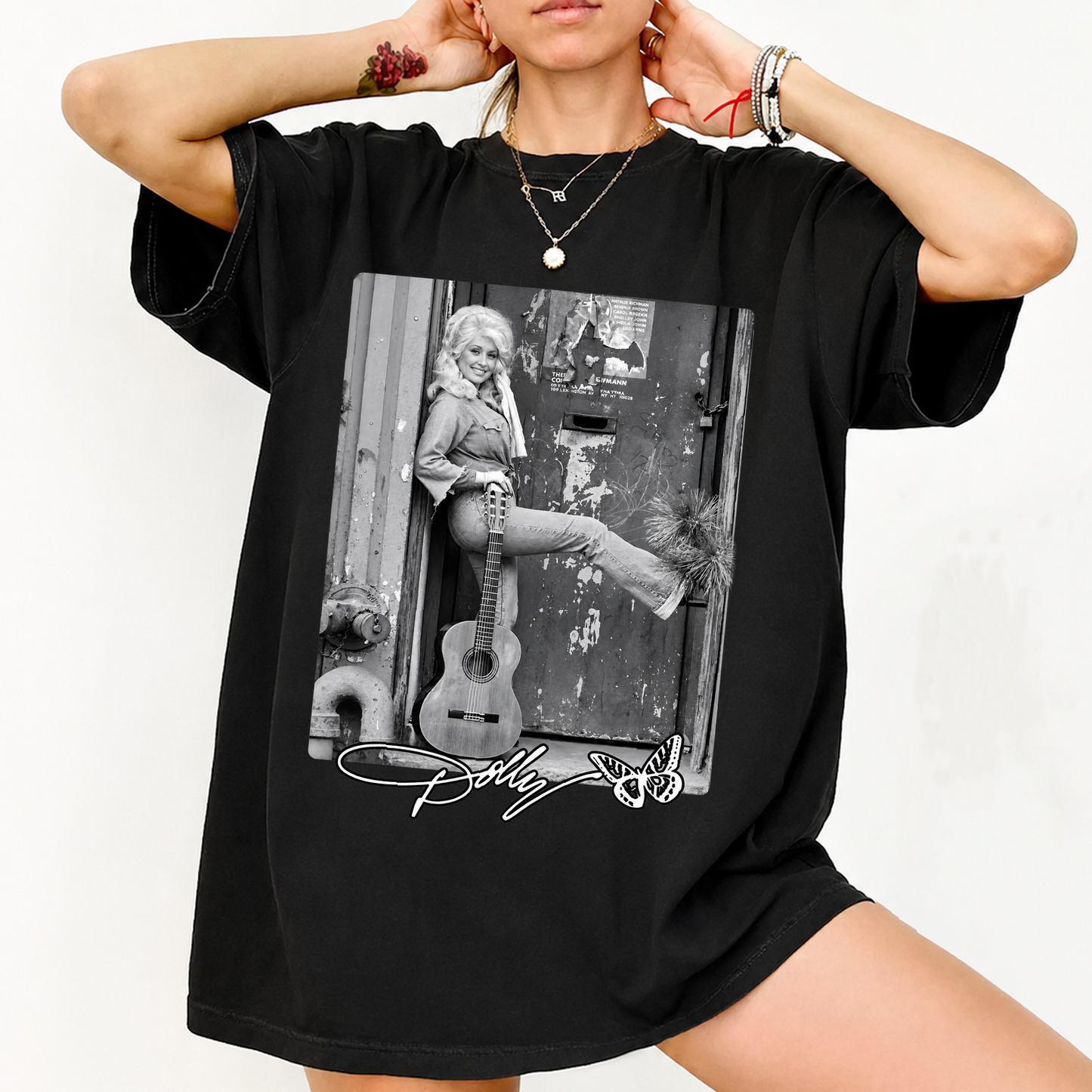 Vintage Dolly Parton Memorial Dark Shirt, Country Music Legend Tee, Black & White Portrait Shirt 686066