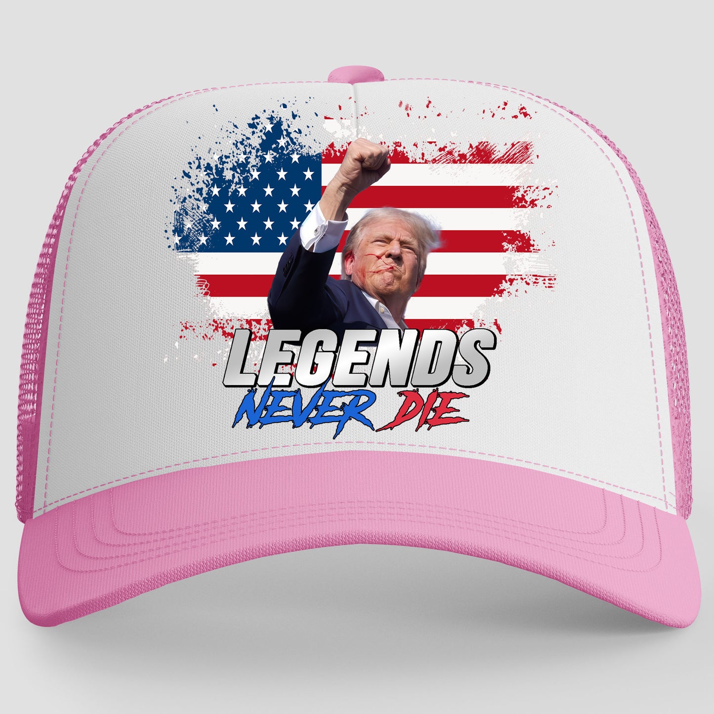 Legends Never Die | Trump Fight 2024 Cap | Trump Pennsylvania Rally | Trump Fight Trucker Cap Hat C1116 - GOP