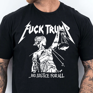Justice For All Dark Shirt, Anti Trump Tee, Political Protest Hoodie, Activist Gift 685638