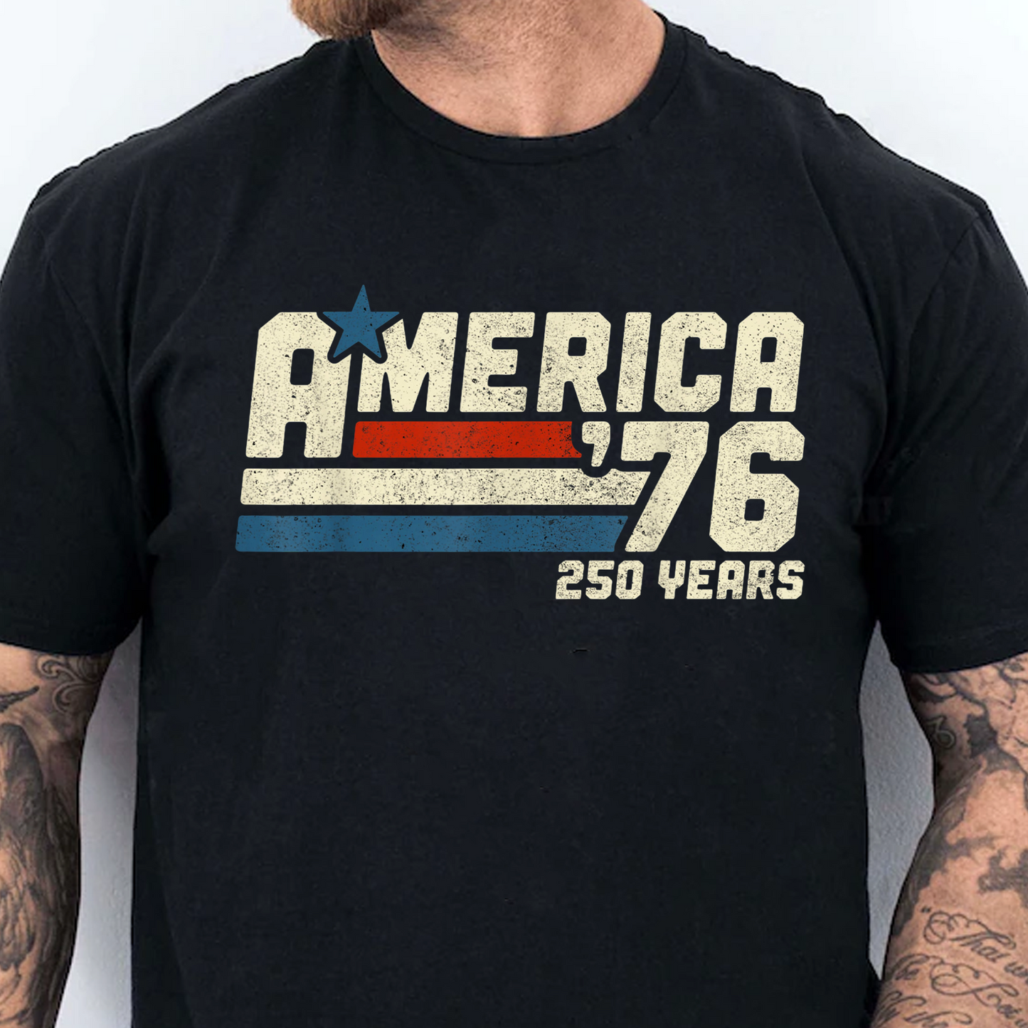 America 76 250 Years Retro Vintage Shirt, USA 250th Anniversary Shirt, Patriotic 4th Of July Gift 685199