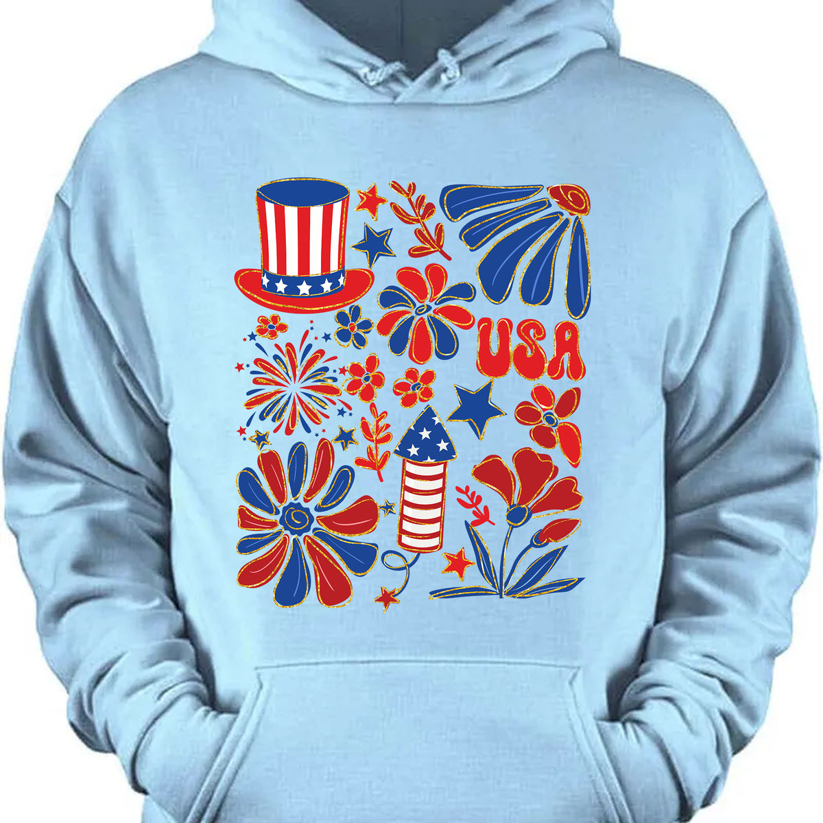 Retro America Coquette Shirt | Floral 4th Of July T-Shirt | Vintage USA Shirt | Land Of The Free Shirt | Independence Day Shirt 682323