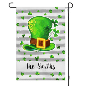 St.Patricks Day Personalized Custom Garden Flag H57