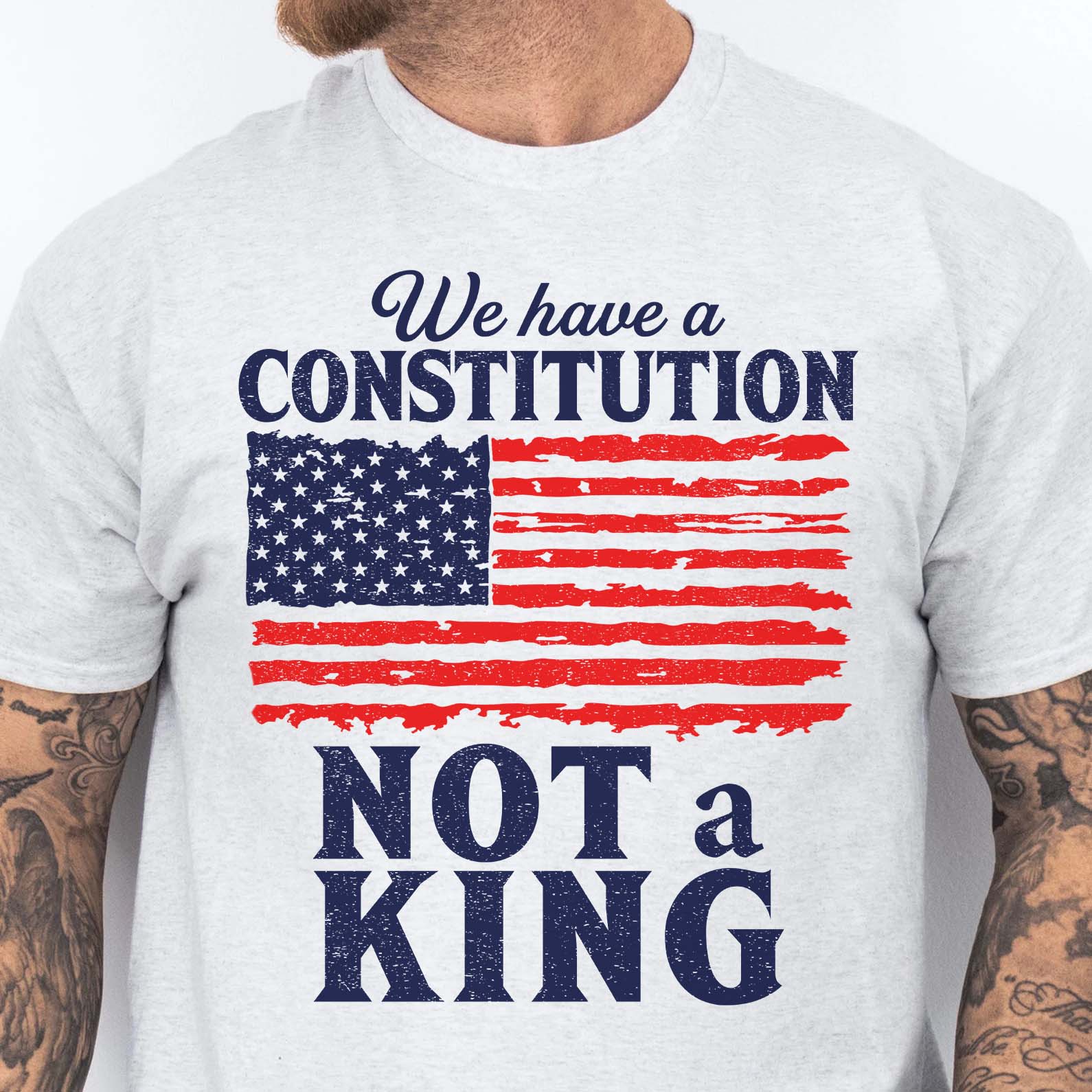 We Have a Constitution No Kings Anti-Trump Shirt | Democracy Shirt | Protest Shirt 683350