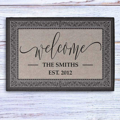 Personalized Family Name Doormat