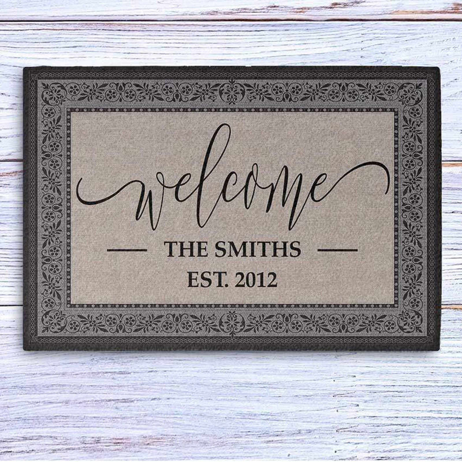 Personalized Family Name Doormat