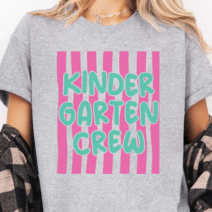 Personalized Kindergarten Crew Shirt, Kindergarten Team Tee, Back To School Gift 685461