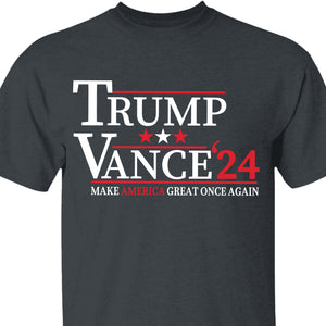 Trump Vance 2024 Shirt | Trump 2024 Shirt | JD Vance Shirt | Election 2024 Shirt | Trump Supporters Shirt Dark C1170 - GOP