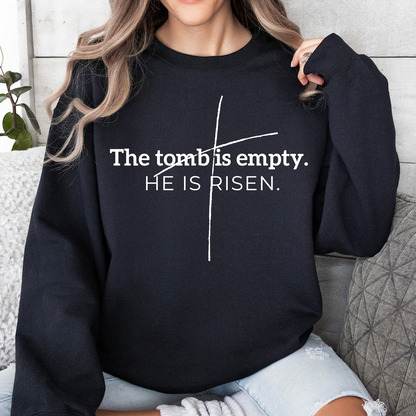 The Tomb Is Empty - He Is Risen Dark Shirt | Easter Day T-Shirt 684441