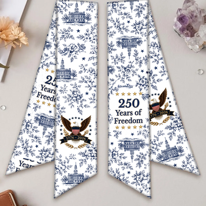 USA 250 Years Anniversary Wreath Sash | 250 Years Of Freedom Sash | Patriotic Gift 684816
