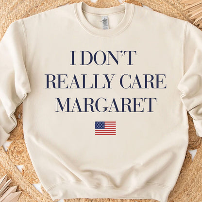 I Don't Really Care Margaret Shirt, Funny Minimalist JD Vance Shirt, JD Vance Sweatshirt 682011 - GOP