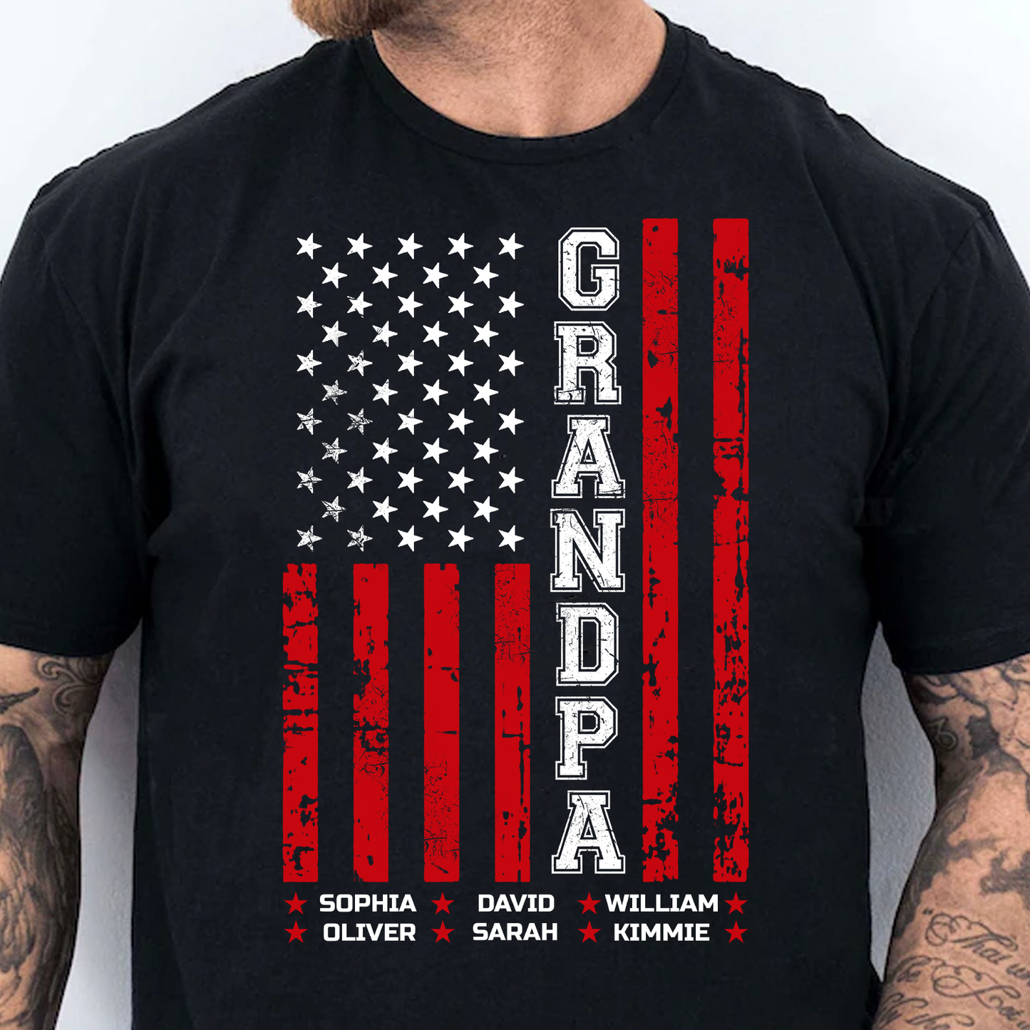 Personalized America 250th Anniversary Dark Shirt, Patriotic USA Flag Tee, Independence Day Shirt 685326