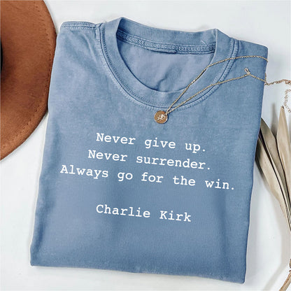 Charlie Kirk Memorial Comfort Colors Shirt | Human Rights Tee | Motivational Free Speech T-Shirt | Political Shirt 682833