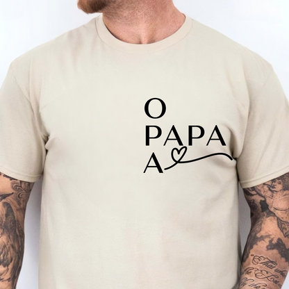 Personalized Papa Bright Shirt, Family Pocket T-Shirt, Father’s Day Gift, Birthday Gift For Men 684937