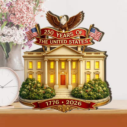 250 Years Of America Wooden Block | Personalized Wood Block | Patriotic 4th Of July Decoration 684987