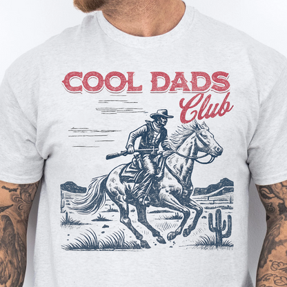 Cool Dads Club Bright Shirt | Personalized Cowboy T-Shirt | Funny Father's Day Gift For Dad And Grandpa 684874